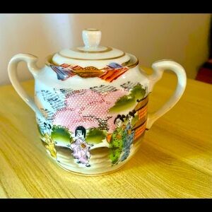 Japanese Geisha Sugarbowl